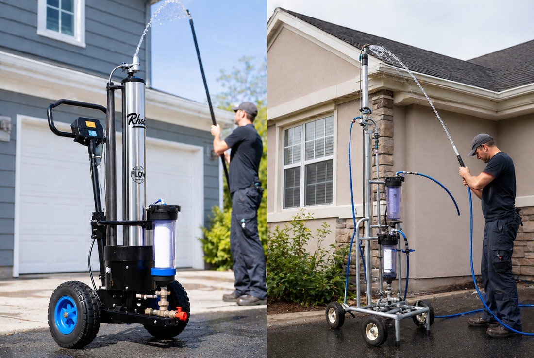 Rhodi 0 Flow vs. DIY Water Fed Pole Systems: The Professional ROI Analysis