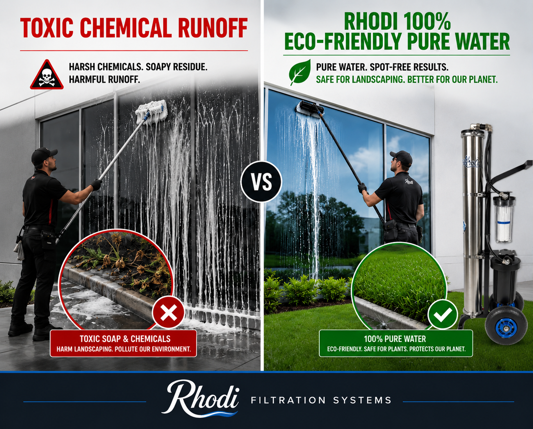 Eco-Friendly Window Cleaning with Pure Water | Rhodi