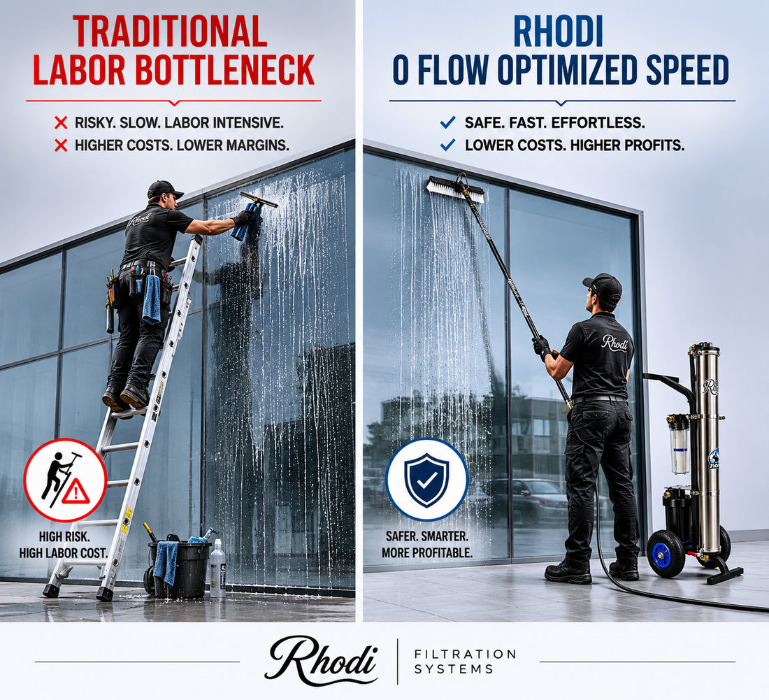 How the Rhodi 0 Flow Increases Cleaning Speed by 25%