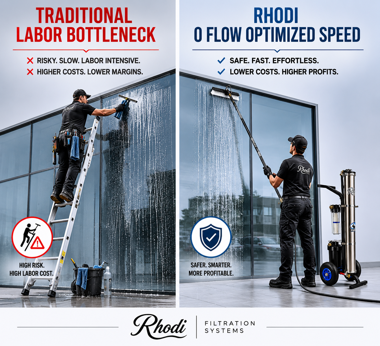 How the Rhodi 0 Flow Increases Cleaning Speed by 25%