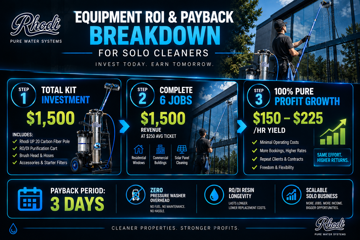 The Solo Pro's Guide to Choosing Your First Water-Fed Pole System