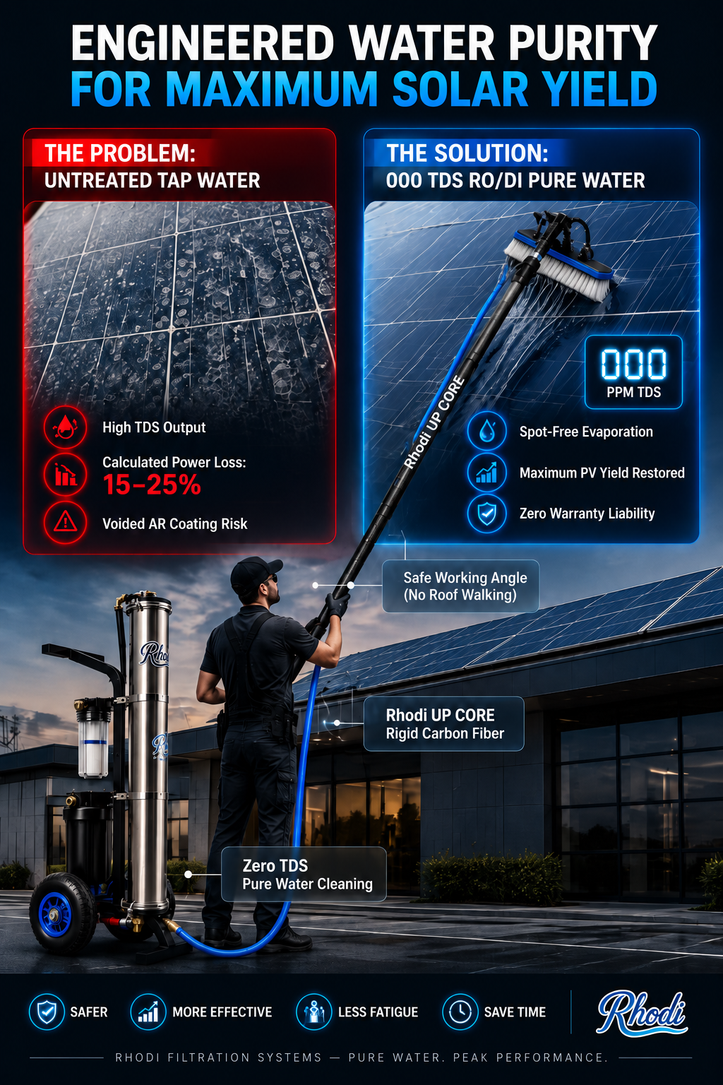 Solar Panel Cleaning Checklist for Solo Operators