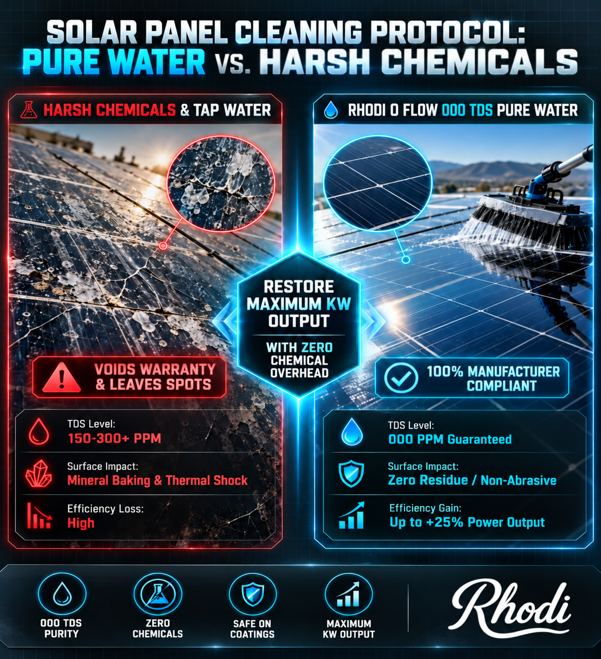 Solar Panel Cleaning with Pure Water: The Solo Cleaner’s Guide to High-Margin Recurring Revenue
