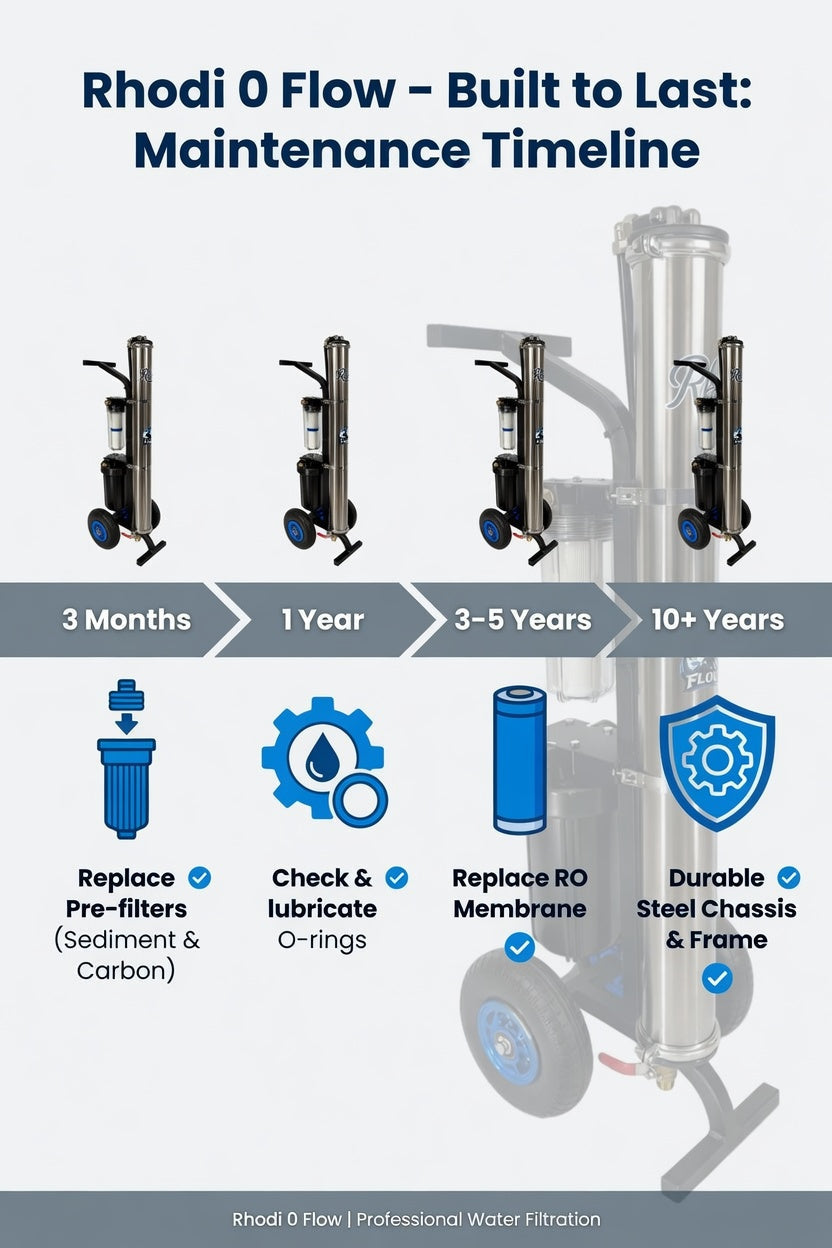 What is the life expectancy of an RO system?