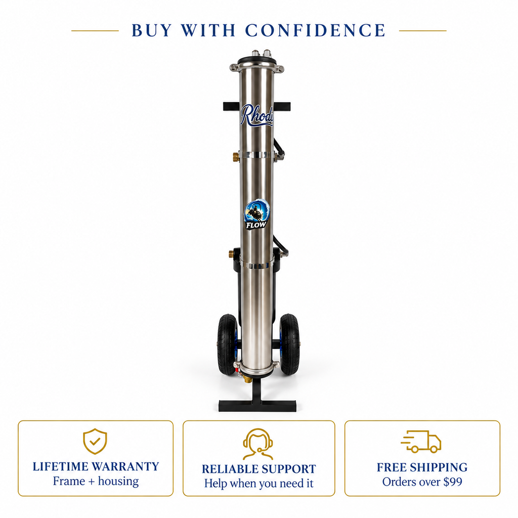 Rhodi 0 Flow | Water Fed Pole System