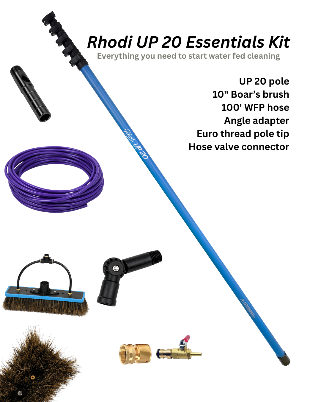 Rhodi UP Essentials Kit for Window Cleaning | Rhodi