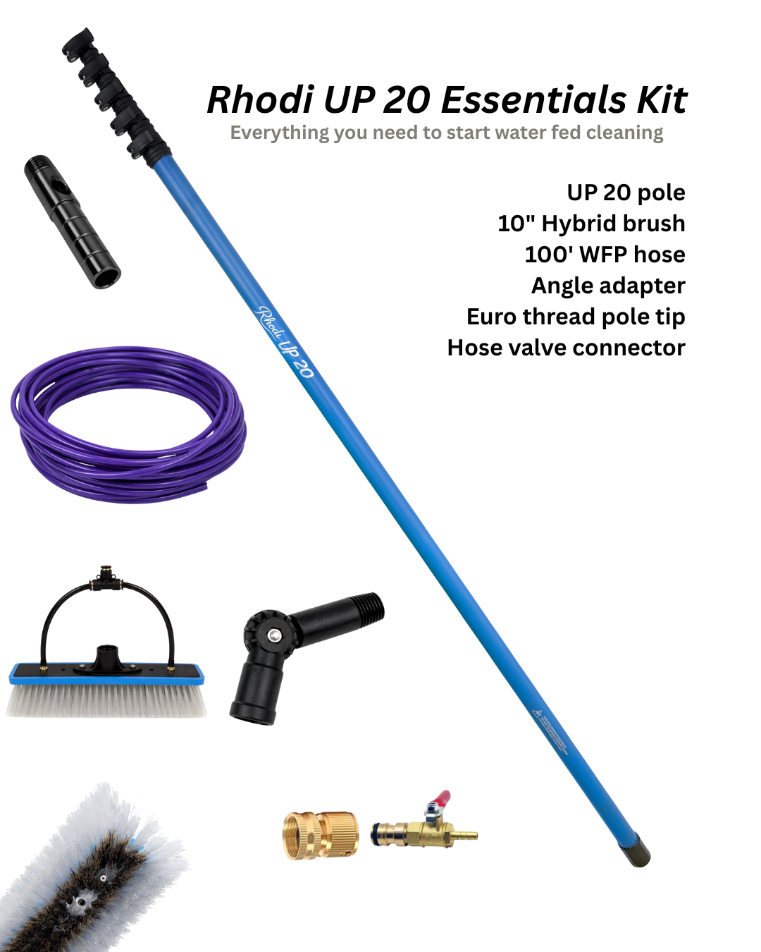 Rhodi UP Essentials Kit for Window Cleaning | Rhodi