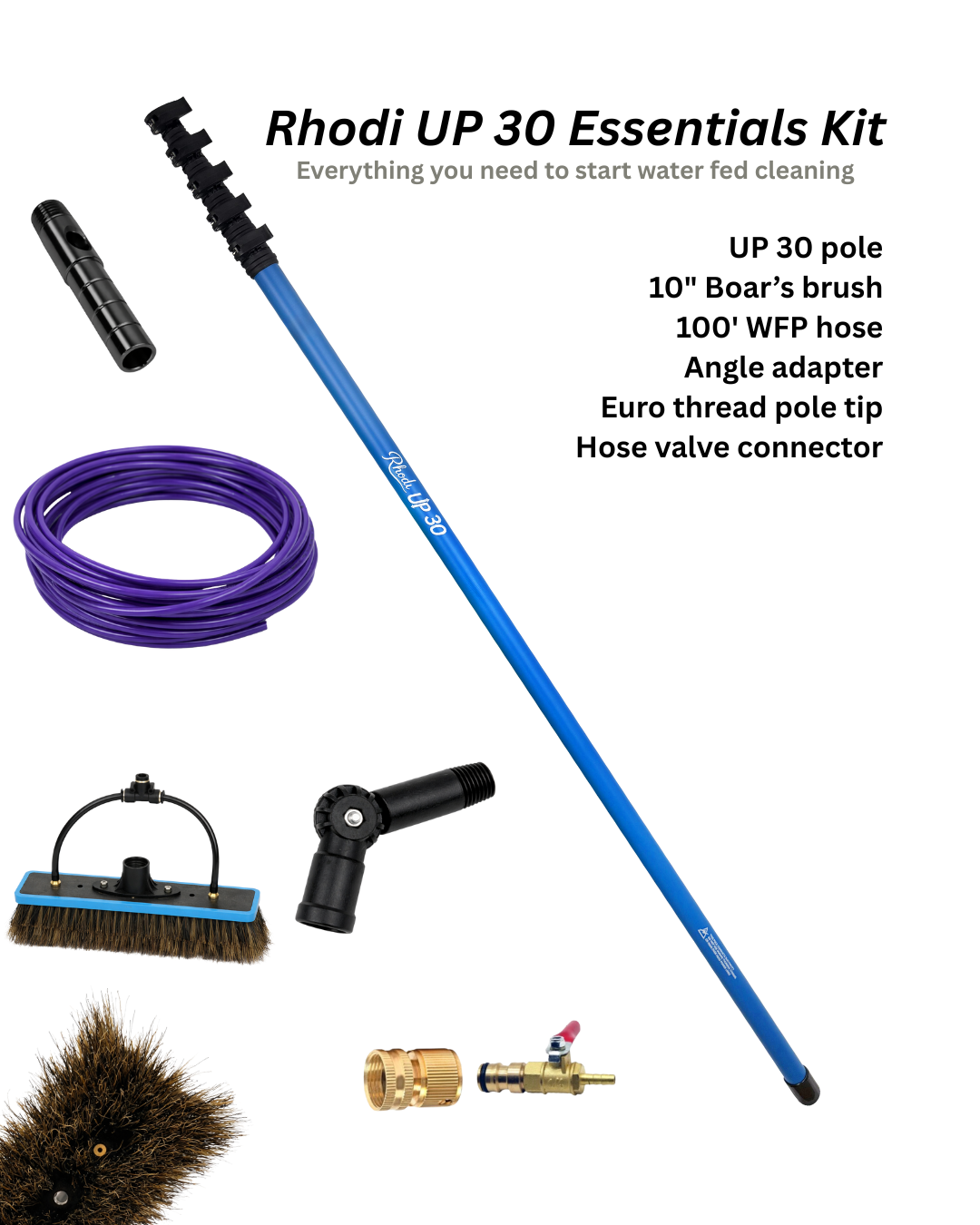Rhodi UP Essentials Kit for Window Cleaning | Rhodi