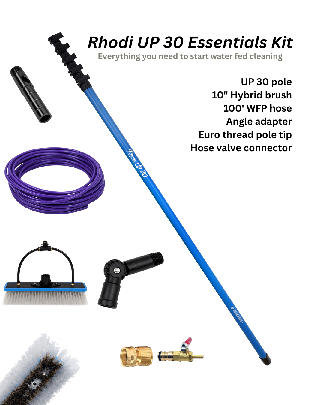 Rhodi UP Essentials Kit for Window Cleaning | Rhodi