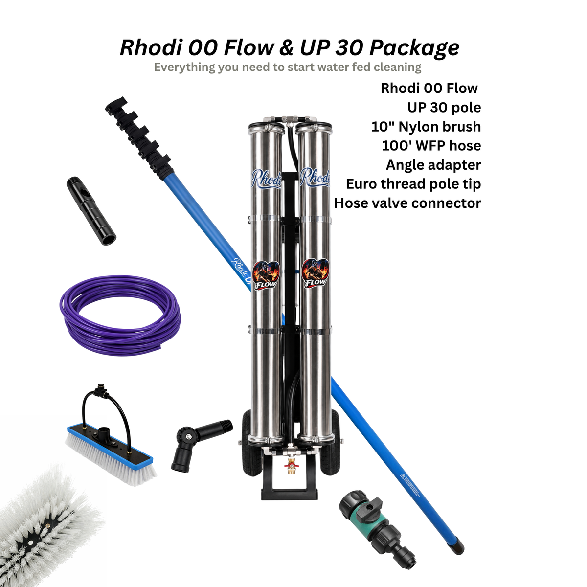 Rhodi 00 Flow | Water Fed Pole System